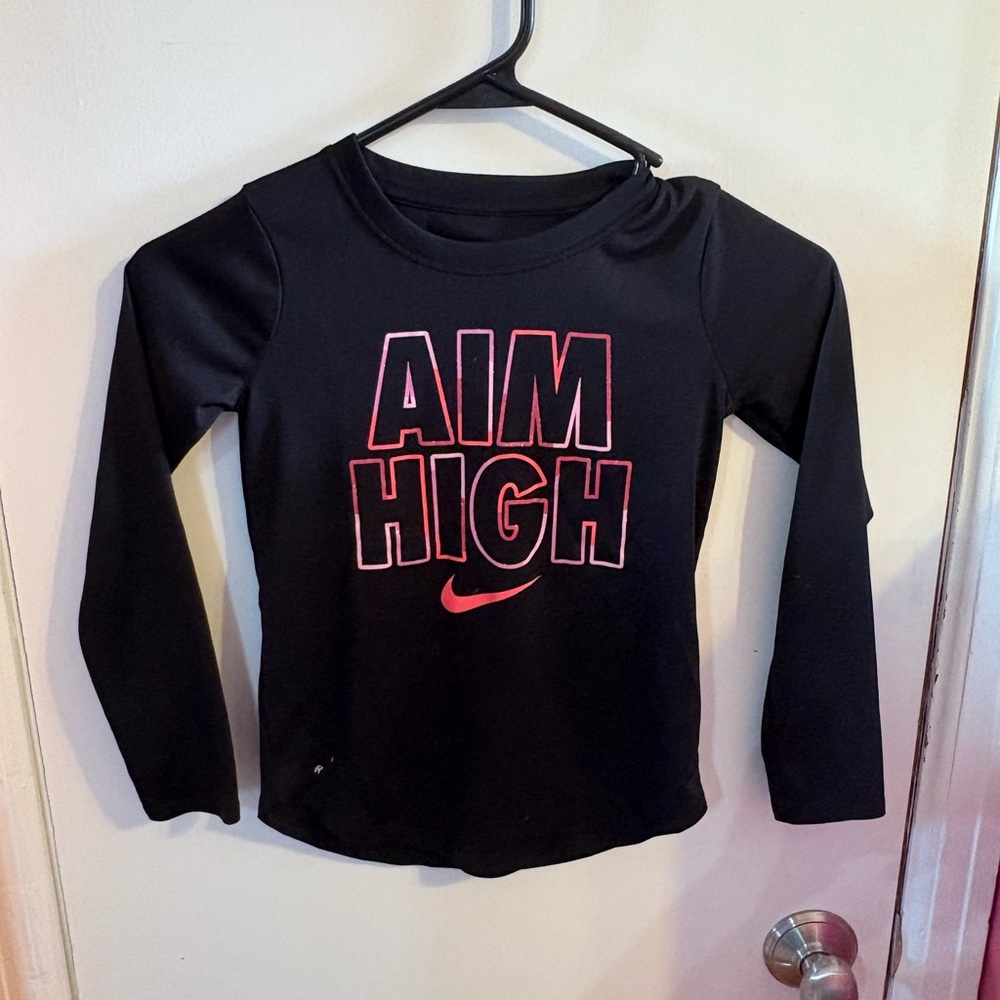 Nike Kids Black Long Sleeve Shirt